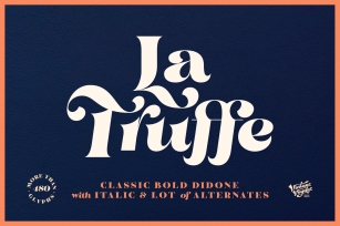 La Truffe • Stylish Didone Font Download