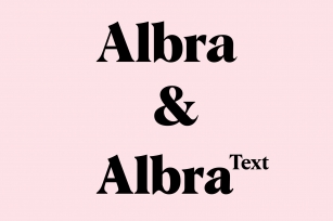 Albra  Text Collection Font Download