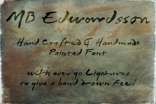 MB Edwardsson Font Download