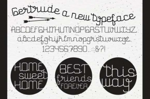 Gertrude typeface Font Download