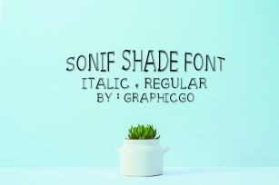 Sonif Shade Font Download