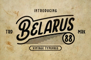 Belarus Tyepface Font Download