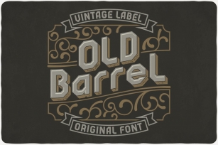 Old Barrel typeface Font Download