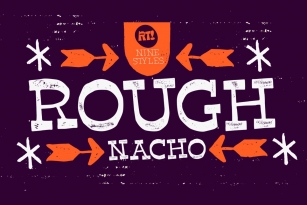 Nacho Rough / All Family -50% Font Download