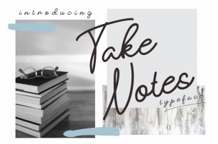 Take Notes Typeface Font Download