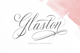 Glaston Romantic Calligraphy Font Download