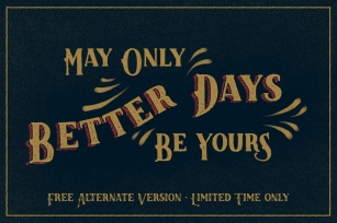 LK Better Days + *free* alternate Font Download