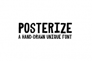 Posterize Font Download
