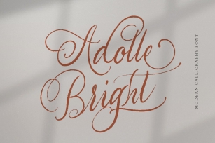 Adolle Bright Font Download