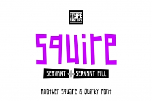Squire Servant Font Download