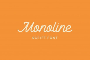 Monoline Script Font Download