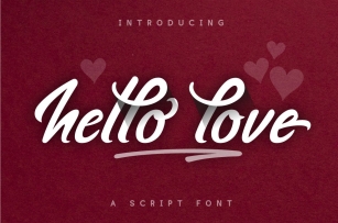 hello love Font Download