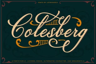 Colesberg Script Font Download