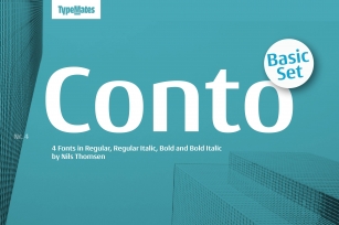 Conto Basic Font Download