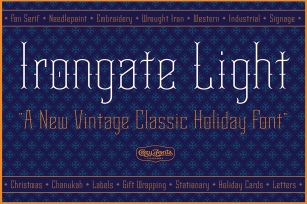 Irongate Light Font Download