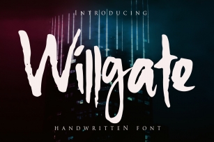 Willgate Font Download