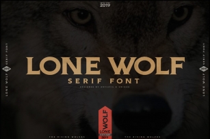 LONE WOLF Font Download