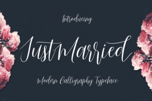 Just Married Script Font Download