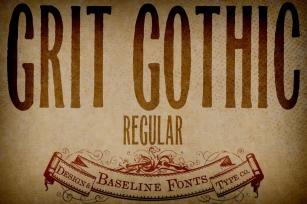 Grit Gothic: From Grit History B Font Download