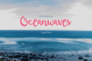 Oceanwaves Typeface Font Download