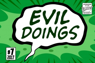Evil Doings Font Download