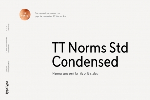TT Norms Std Condensed -80% OFF Font Download
