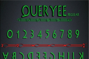 Queryee Regular and Italic Font Download