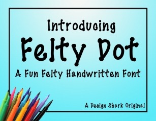 Felty Dot Font Download