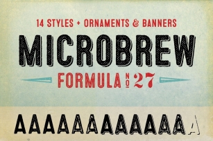 Microbrew Complete Family Font Download