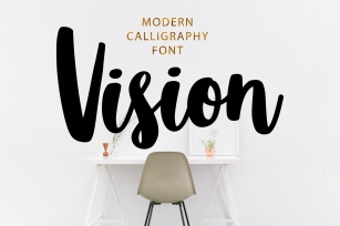 VISION Cool Bold Cursive Font Download