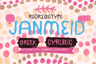 Janmeid -50%  Greek+Cyrillic Font Download