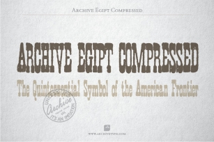 Archive Egipt Compressed Font Download