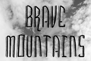 Brave Mountains Font Download