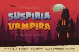 SUSPIRIA VAMPIRA Font Download