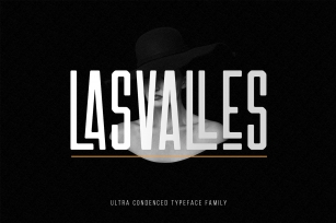 Las Valles Ultra Condensed Typeface Font Download