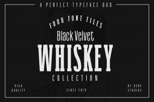BLACK VELVET: A Duo Collection Font Download
