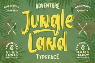 Jungle Land || Kids Typeface Font Download