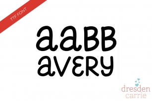 Avery Hand-Drawn Font Download