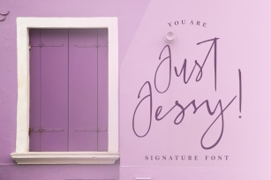 Just Jessy! [Signature] Font Download