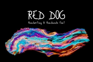 Red Dog Handwriting Font Download