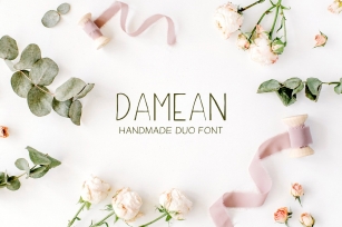 Damean Handmade Duo Font Download