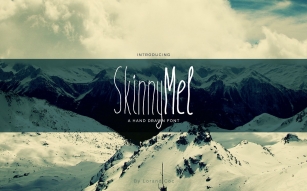 SkinnyMel Font Download