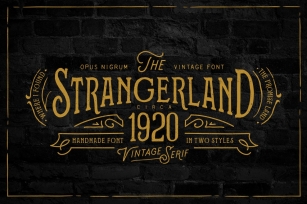 Strangerland + Extras Font Download