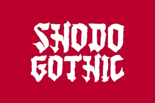 Shodo Gothic Font Download