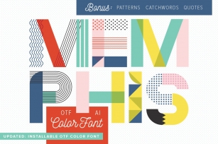 MEMPHIS Type Collection Font Download