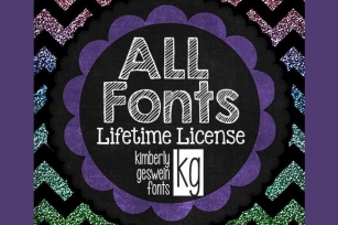 ALL KG Lifetime License Font Download