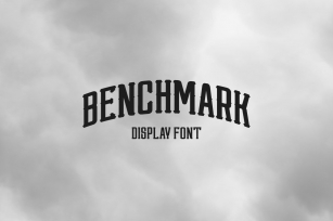 BENCHMARK DISPLAY FONT Font Download