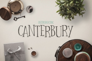 Canterbury + Bonus Mockups Font Download