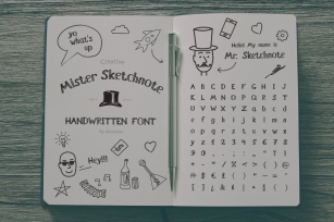 Mister Sketchnote Handwritten Font Download