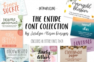 Entire Collection, Future Font Download
